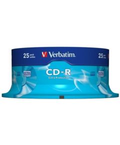 Verbatim CD-R Extra Protection 700MB 52x 25gb. spindle iepakojumā