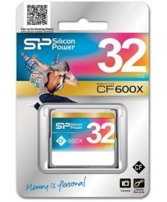 Silicon Power карта памяти CF 32GB 600x