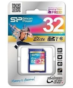 Silicon Power карта памяти SDHC 32GB Elite