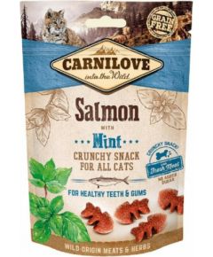 CARNILOVE Crunchy Snack Salmon & Mint - Cat treat with salmon and mint - 50 g