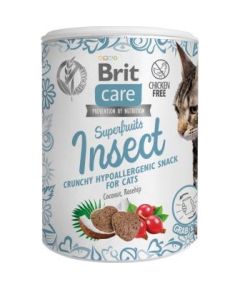 BRIT Care Cat Snack Superfruits Insect - cat treat - 100 g