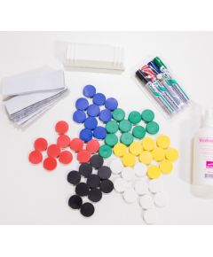 TK-Team starter pack (cleaning solution, markers, eraser, eraser 10 replacement surfaces)