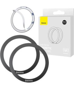 Baseus Halo Magnetic Ring for phones, , MagSafe (black)