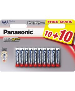 Panasonic Everyday Power baterijas LR03EPS/20BW (10+10)