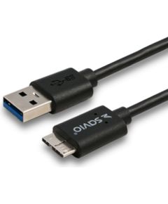 Savio USB 3.0 - USB Micro 3.0B kabelis