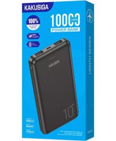 KAKUSIGA KSC-660 power bank 10000mAh | 2 x USB melns