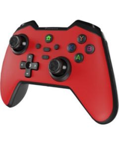 NATEC GAMEPAD GENESIS GAMEPAD MANGAN 400 (PC/SWITCH/MOBILE; WIRELESS, RED) NJG-2102