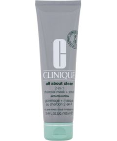 Clinique All About Clean / 2-in-1 Charcoal Mask + Scrub 100ml