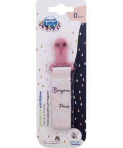 Canpol Bonjour Paris / Soother Clip With Ribbon 1pc