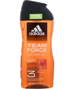 Adidas Team Force / Shower Gel 3-In-1 250ml New Cleaner Formula