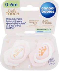 Canpol Royal Baby / Light Touch 2pc Little Princess 0-6m