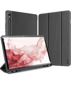 Dux Ducis Trifold magnet case grāmatveida maks planšetdatoram Samsung X710 | X716 Galaxy Tab S9 melns