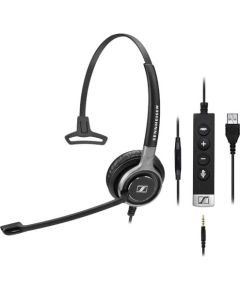 EPOS Sennheiser Headset Impact SC 635 USB-A 3,5mm USBA 3,5mm mono black silver (1000643)