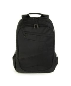Tucano Lato Fits up to size 17 ", Black, Shoulder strap, Backpack, Polyester