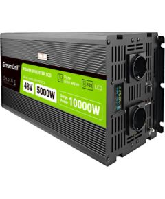 Green Cell PowerInverter LCD 48V 5000W/10000W inverter with display - pure sine wave