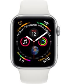 Apple Watch Series 4 40mm Aluminium GPS+Cellular - SILVER (Atjaunināts, stāvoklis labi)