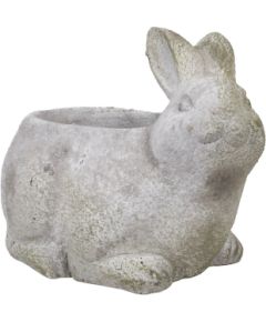 Planter STONE 18x13xH14,5cm, rabbit