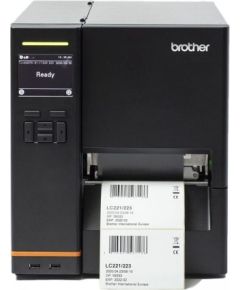 BROTHER TJ-4420TN 4-INCH INDUSTRIAL HIGH VOLUME LABEL PRINTER, 203 DPI, 14 IPS, USB, SERIAL, LAN + USB-HOST, LCD-DISPLAY