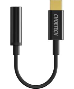 Adapter Choetech AUX003 USB-C to 3.5mm Audio Jack Adapter (black)
