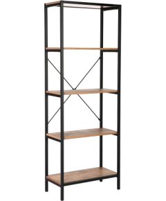 Plaukts LAVINA 60x30xH165cm, osis/melns