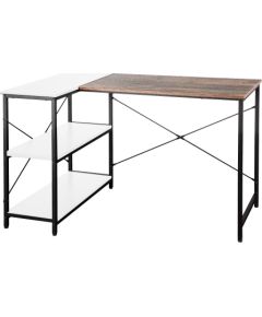 Desk HEDVIG 120x80xH76cm, oak/black