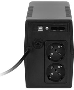 Rebel Nanopower Plus 650 UPS | Off-line | Sinusoida| 650VA | 360W  | LCD | USB UPS стабилизаторы напряжения