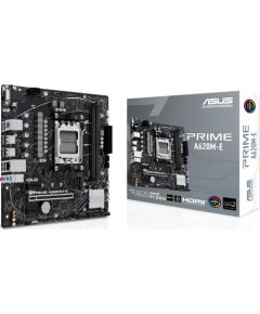 Asus PRIME A620M-E Processor family AMD, Processor socket AM5, DDR5 DIMM, Memory slots 2, Supported hard disk drive interfaces SATA, M.2, Number of SATA connectors 4, Chipset AMD A620, Micro-ATX
