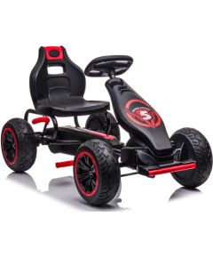 GOKART AUTO NA PEDAŁY ENERO 18 CZARNO CZERWONY