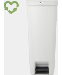 BRABANTIA atkritumu tvertne StepUp ar pedāli, 40l, Light Grey - 800009