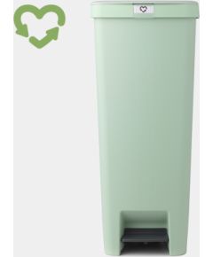 BRABANTIA atkritumu tvertne StepUp ar pedāli, 40l, Jade Green - 800108