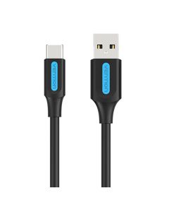 Charging Cable USB-A 2.0 to USB-C Vention COKBC 0,25m (black)