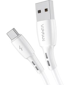 USB to USB-C cable Vipfan Racing X05, 3A, 3m (white)