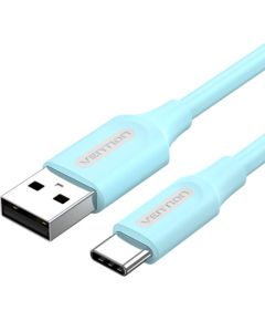 USB 2.0 A to USB-C 3A cable 1.5m Vention COKSG light blue