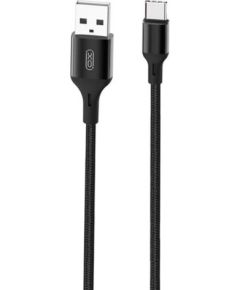 Cable USB to USB-C XO NB143, 1m (black)