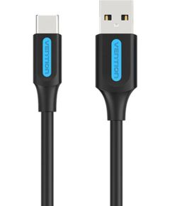 USB 2.0 A to USB-C 3A cable 1.5m Vention COKBG black