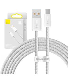 Cable USB to USB-C Baseus Dynamic Series, 100W, 2m (white)