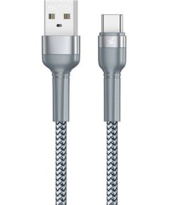 Cable USB-C Remax Jany Alloy, 1m, 2.4A (silver)