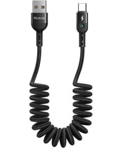USB Spring Cable to USB-C Mcdodo Omega CA-6420 1.8m (Black)