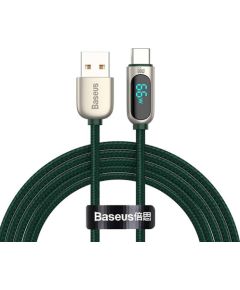 Baseus Display Cable USB to Type-C, 66W, 2m (green)