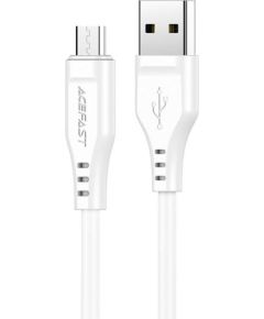 USB Micro cable to USB-A, Acefast C3-09 1.2m, 60W (white)