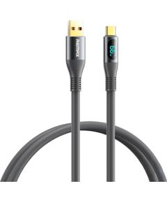 Cable USB-C Remax Zisee, RC-030, 66W, 1,2m (grey)