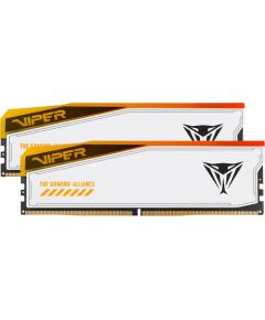 Patriot DDR5 - 32GB - 6600 - CL - 34 (2x 16 GB) dual kit, RAM (black, PVER532G66C34KT, Viper Elite 5 RGB, INTEL XMP, AMD EXPO)