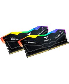 Team Group DDR5 - 32GB - 8000 - CL - 38 (2x 16 GB) dual kit, RAM (black, FF3D532G8000HC38DDC01, Delta RGB, INTEL XMP)