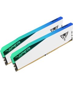 Patriot DDR5 - 96GB - 6000 - CL - 42 (2x 48 GB) dual kit, RAM (white, PVER596G60C42KW, Elite 5 RGB, INTEL XMP, AMD EXPO)