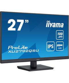 iiyama PROLITE XU2792QSU-B6, LED monitor - 27 - black (matt), WQHD, AMD Free-Sync, IPS, 100Hz panel