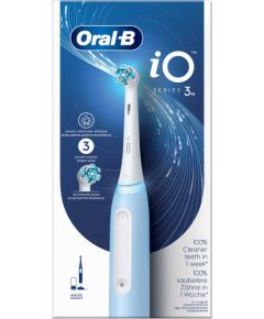 Braun Oral-B iO Series 3N, Electric Toothbrush (blue, Ice Blue) Elektriskās zobu birstes, irigatori