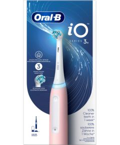 Braun Oral-B iO Series 3N, Electric Toothbrush (pink, Blush Pink) Elektriskās zobu birstes, irigatori