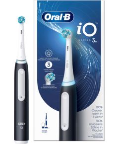 Braun Oral-B iO Series 3, Electric Toothbrush (black, Matt Black)