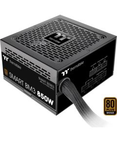 Thermaltake SMART BM3 850W, PC power supply (black, 1x 12VHPWR, 4x PCIe, cable management, 850 watts)