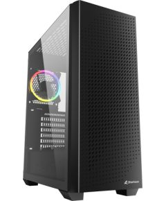 Sharkoon VS9 RGB , tower case (black, tempered glass)